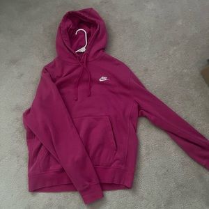 pink nike hoodie